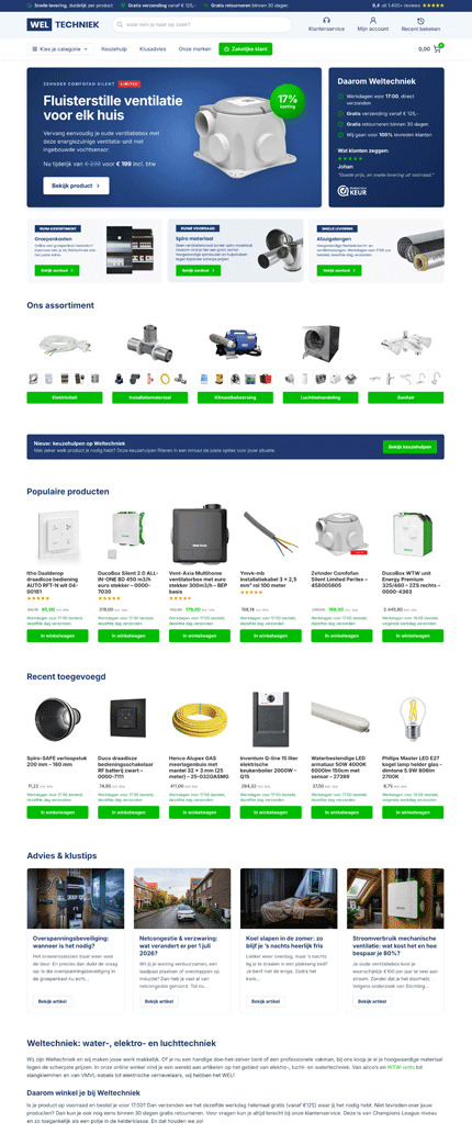 Weltechniek - built with Shoptimizer